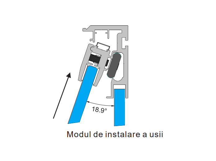 https://www.mdtrade.ro/image/catalog/produse/KOR-170A kit sistem glisant cu amortizor hidraulic si maner schita mod de instalare in profil.png