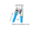 https://www.mdtrade.ro/image/catalog/produse/KOR-170A kit sistem glisant cu amortizor hidraulic si maner schita mod de instalare in profil.png