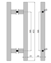 https://www.mdtrade.ro/image/catalog/produse/KOR-633P Maner rectangular tip H (h-455, int-305mm; 20x40mm) fisa tehnica.png