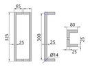 https://www.mdtrade.ro/image/catalog/produse/KOR-433E Maner rectangular excentric (h-325, int-300, 25x25mm), fisa tehnica.png
