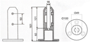 https://www.mdtrade.ro/image/catalog/produse/MC-SC-14 Montant balustrada sticla h161mm (sicla 10-13.5mm) rotund teh 3.png