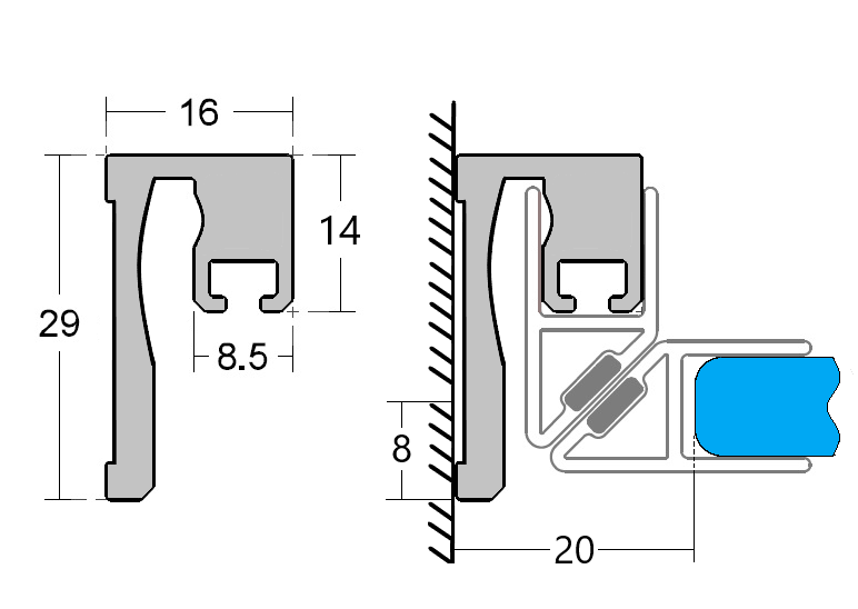 https://www.mdtrade.ro/image/catalog/produse/KOR-PR10 Profil aluminiu, fixare magnet-perete, fisa tehnica.png