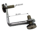 MD 04/S - Conector sticla-sticla 90° interior SSS