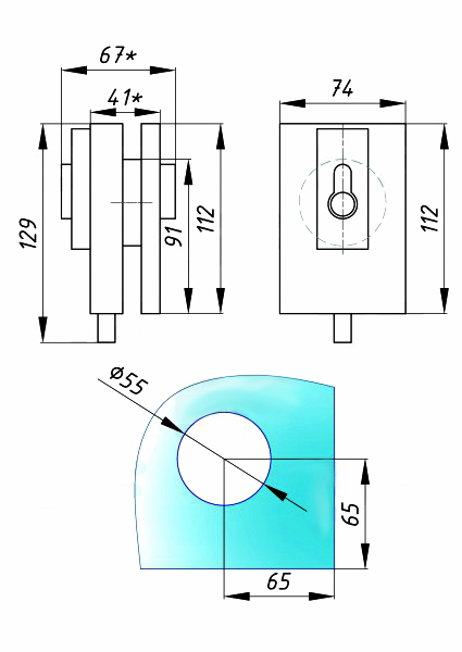 MD 034 SSS- Incuietoare verticala