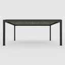Pergola bioclimatica din aluminiu cu lamele rotative, MD-9700A 3024 x 5060 mm, h3023 RAL7016