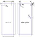 Kit dus glisant cu panou fix ()