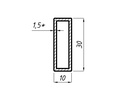 Profil inox  30x10*1.5  l=2.0m
