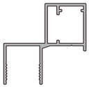 A306 OPK PS Profil pervaz pentru extensie toc sistem telescopic , COPPER