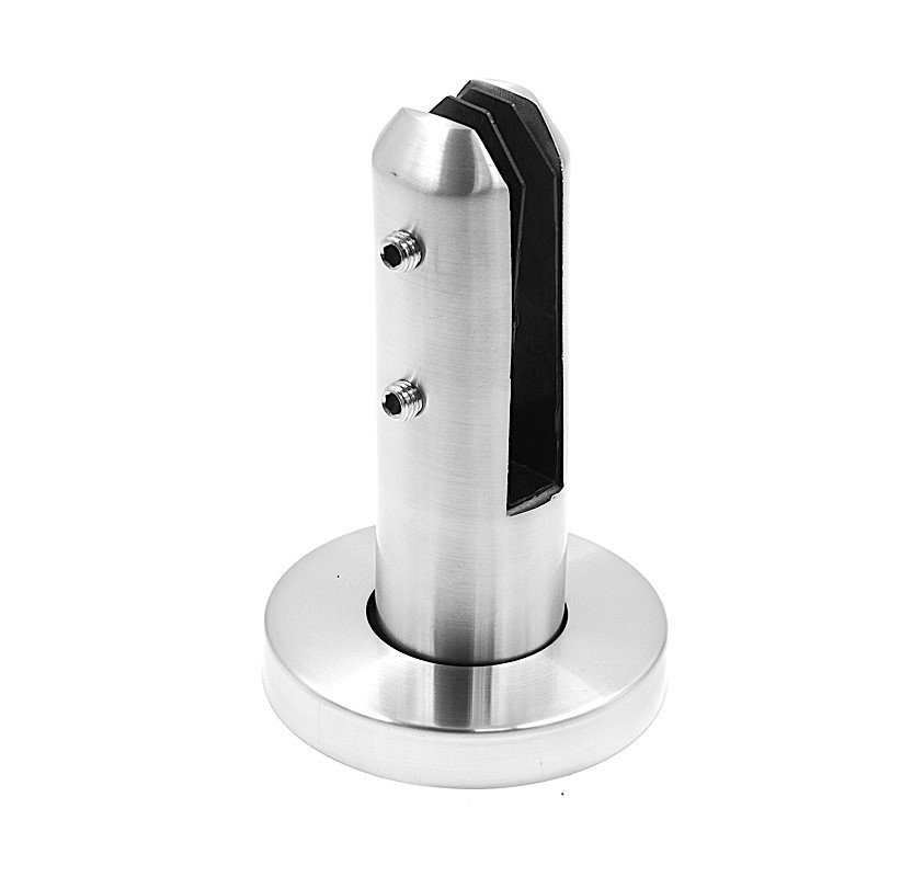 MD SC-14 SSS Montant balustrada sticla h160mm (sicla 10-13.5mm) ROTUND