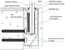 M50R-9205 Capac INTERN mascare profil balustrada prindere laterala