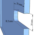 MAG/L12 B Incuietoare orizontala magnetica pentru profil perimetral Black