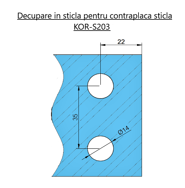 MD S203B - Contraplaca incuietoare mica BLACK
