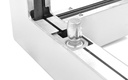 MD 141-L SSS - Coltar 3 directii supralumina cu pivot stanga