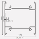 4108 PROFIL STALP PERGOLA DIAMOND
