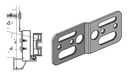 A504 OPK PS Brida fixare profil de extensie toc