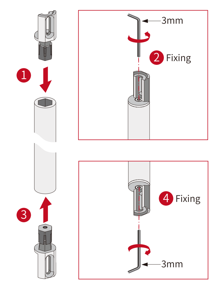 A1942 OPK PS Bara sincronizare usa armonica L-3000mm