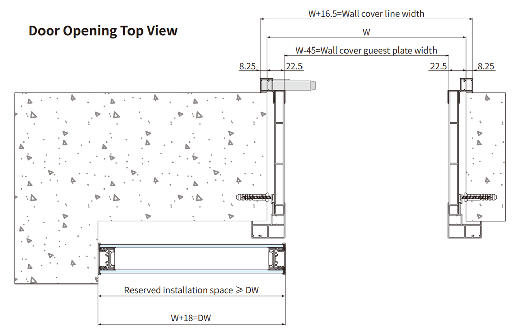 A386 OPK Perfect Profil capac sina usa invizibila
