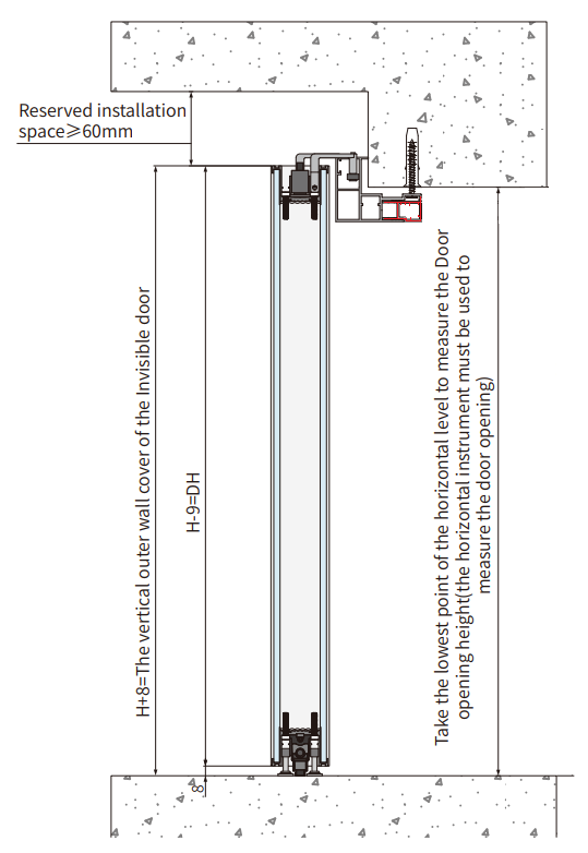 A342 OPK Perfect Profil capac mascare gol usa invizibila