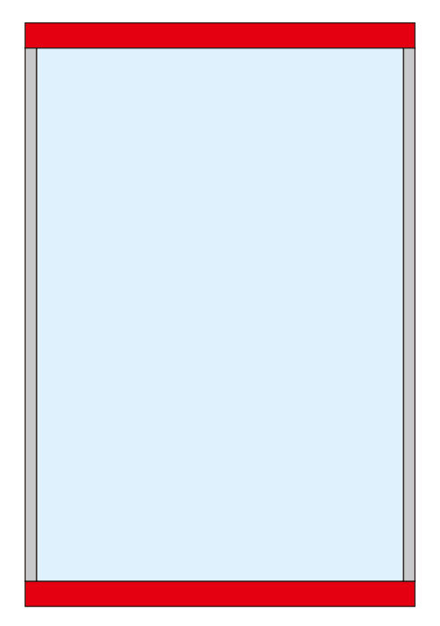 A204-40 OPK PS Profil capac lateral intermediar tip C, cu perie