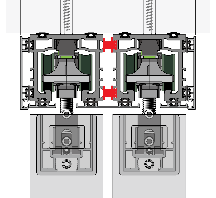 A502 OPK PS Clips din plastic pentru atasarea capacului inferior de sina