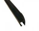 MD 204 B /8mm - Garnitura siliconica-limba laterala 180° (st 8mm) h3000 BLACK