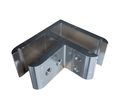 MD M006-ALUM-90 - Conector aliniere balustrada sticla-sticla 90* (10-13mm)