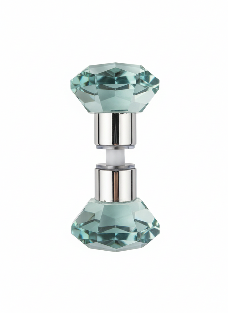 MD 686 PSS - Buton Inox+Sticla, rotund, 40x40mm