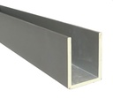 MD 16x20x1.4mm A - Profil U aluminiu ANODIZAT 16x20x1.4mm (sticla 8-10mm)