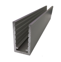 MD 19x35x2.7mm AN - Profil U mare aluminiu ANODIZAT 19x35x2.7mm (sticla 8-10mm)