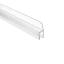 MD 204 /8mm - PVC Seal-LIP LATERAL 90° (GLASS 8mm) h3000