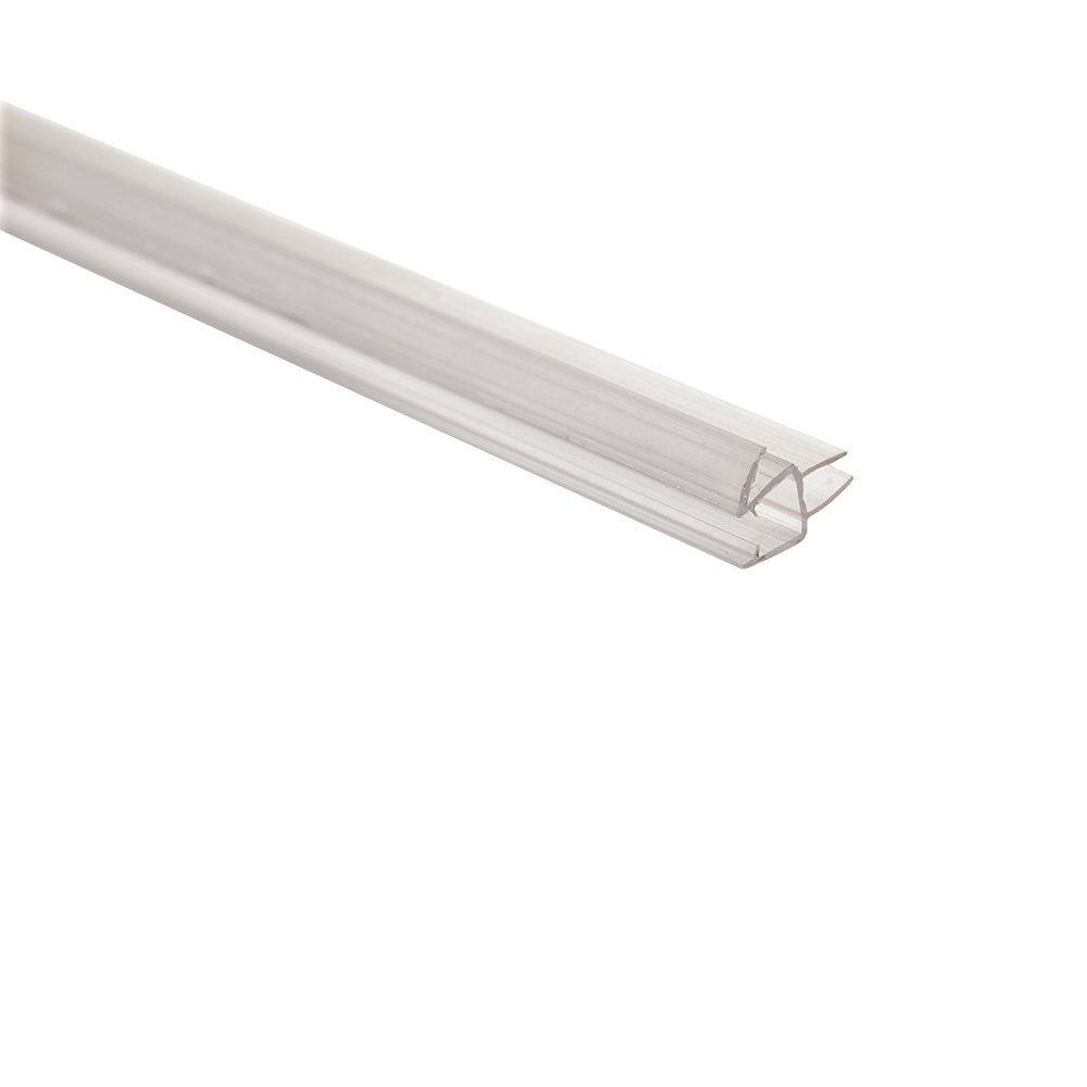 MD 206 /8mm - PVC Seal WITH LIP DOUBLE AT 90° (GLASS 8mm) h-2200