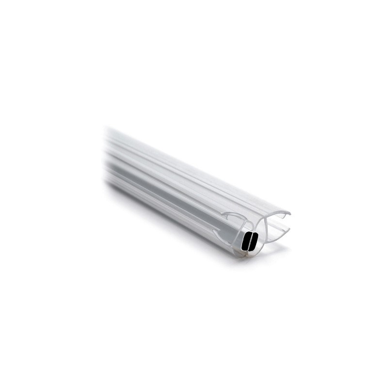 MD 208-8 - PVC Seal135* WITH MAGNET WHITE (GLASS8mm)