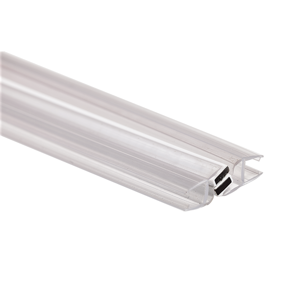 MD 210 /8mm - Magnetic PVC Seal 90° WHITE (GLASS8mm) h2200mm