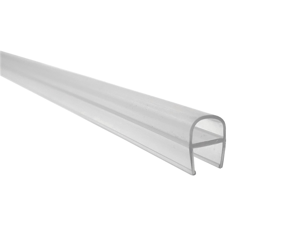 MD 212 /10mm - PVC Seal WITH bulb (GLASS 10mm) h 2200mm