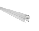 MD 212 /10mm - PVC Seal WITH bulb (GLASS 10mm) h 2200mm