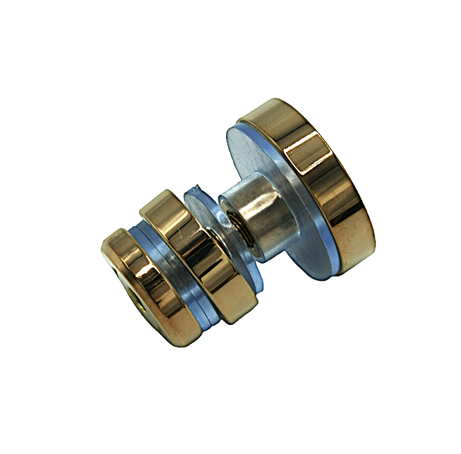 MD 231 G - CONNECTOR GLASS - PIPE GOLD