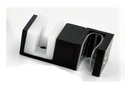 MD 243B BLACK - Ghidaj glisare podea, patrat BLACK