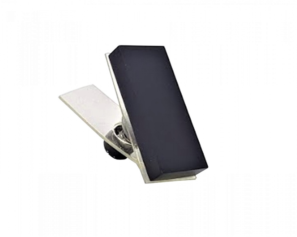 MD 244 B END CAP PIPE-GLASS 30x10 BLACK