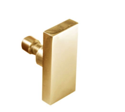 MD 244 G END CAP PIPE-GLASS 30x10 GOLD