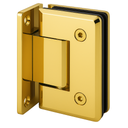 MD 301 GOLD - Hinge wall-glass, full plate 90°