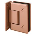 MD 301 GR - Hinge wall-glass, full plate 90° GOLD ROSE