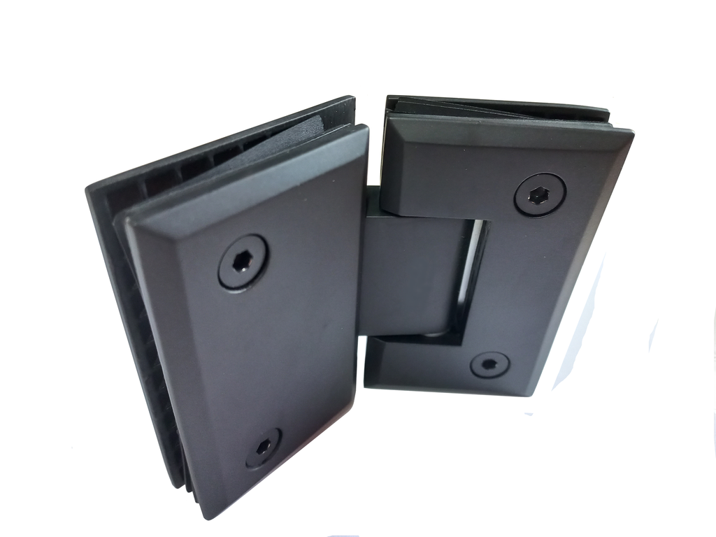 MD 302 B - Hinge glass-glass 135° BLACK
