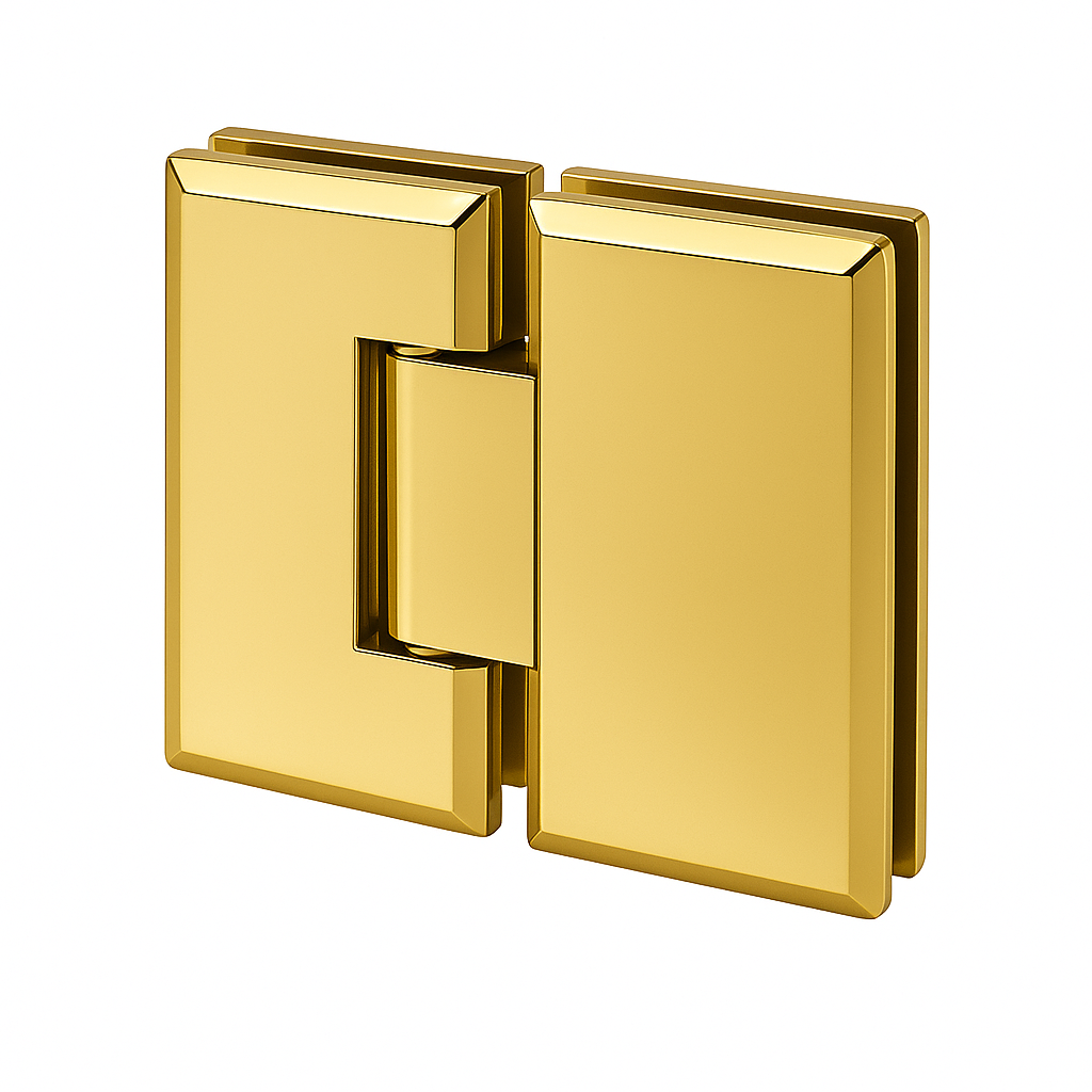 MD 303G - Hinge glass-glass 180° GOLD