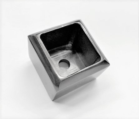 MD 304B Flansa perete - mana curenta 30x28 aluminiu NATURAL