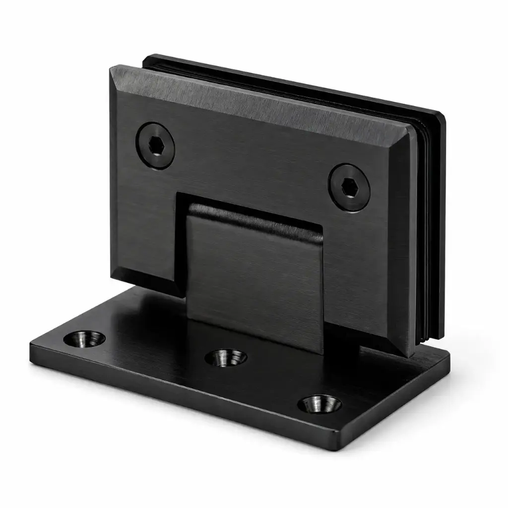 MD 305 B BLACK - Balama  perete-sticla90* (prindere unilaterala)