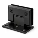 MD 305 B BLACK - Balama  perete-sticla90* (prindere unilaterala)