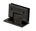 MD 305 B BLACK - Balama  perete-sticla90* (prindere unilaterala)