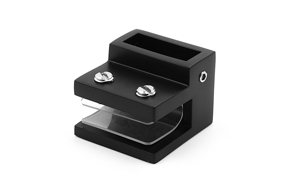 MD 311B BLACK - Conector sticla - teava 30x10, 90°