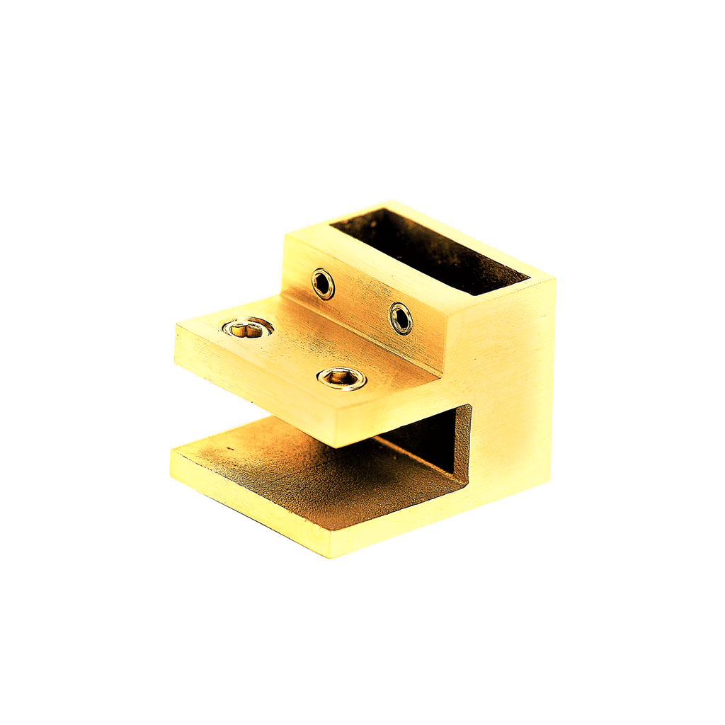MD 311G GOLD - CONNECTOR GLASS - PIPE 30x10, 90°