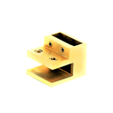 MD 311G GOLD - CONNECTOR GLASS - PIPE 30x10, 90°